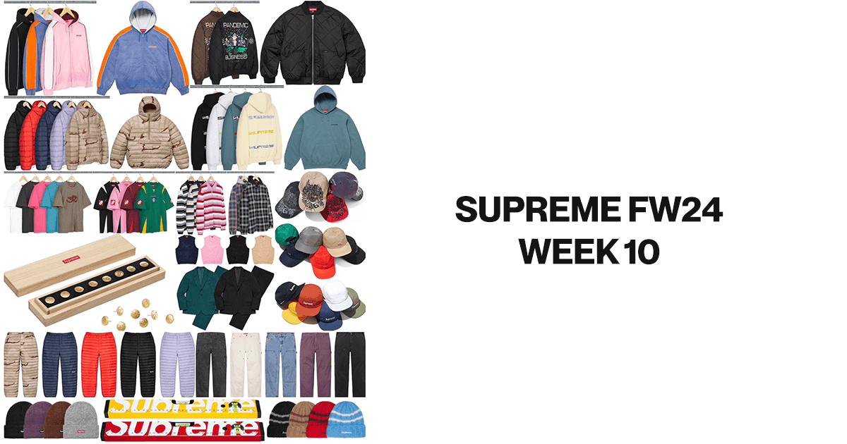 Supreme FW24 Week 10 Droplist