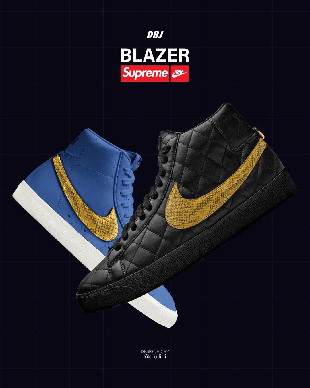 Supreme/Nike Blazer Pack Week 2