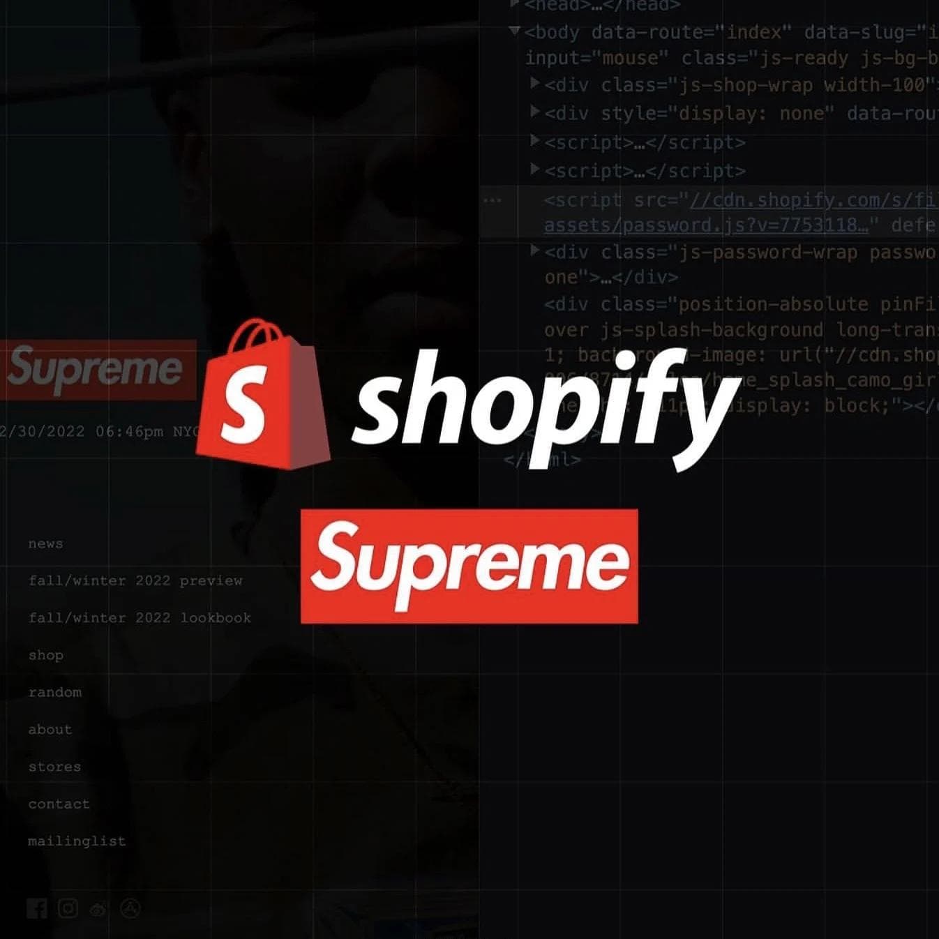 Supreme moves to Shopify!