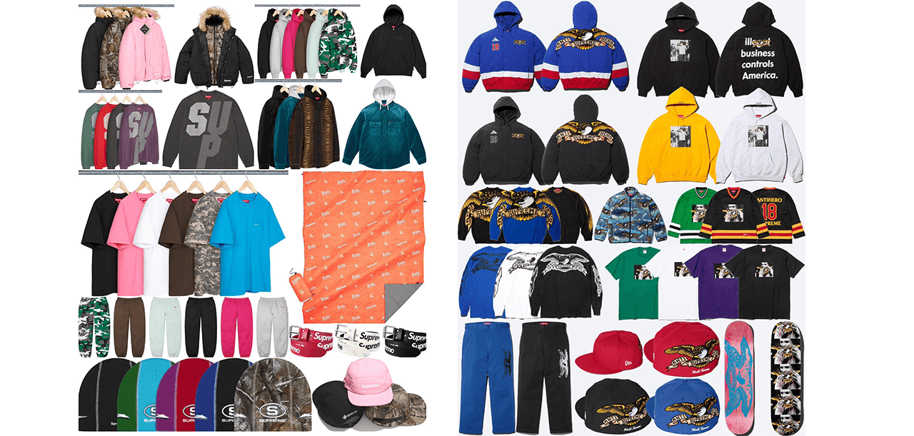 Supreme FW25 Week 12 Droplist