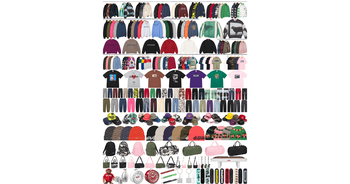 Supreme SS25 Week 1 Droplist